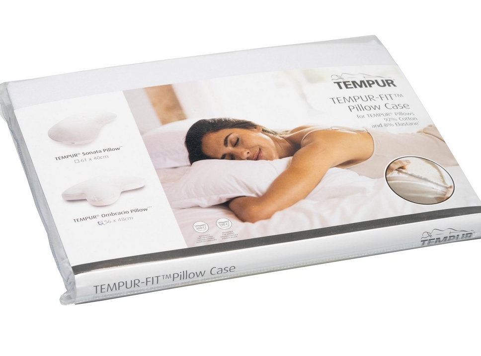 TEMPUR-FIT™ Taie d'oreiller pour oreiller Original et Millenium - Crème
